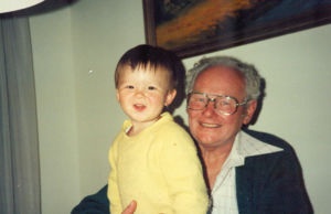 Arthur Raebel with his nephew Shaun