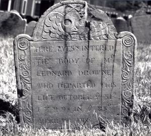 Leonard Drowne Headstone