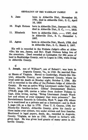 Wardlaw Genealogy-page 25