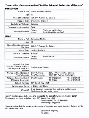 Kerslake-265/Martin-67103 marriage certificate