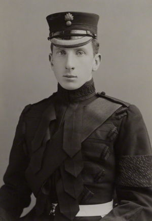 Alan Percy in a Grenadier Guards uniform