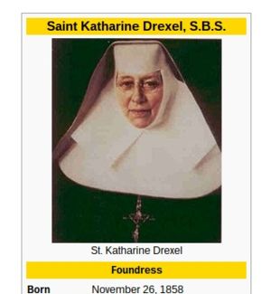 Saint Katherine Drexel