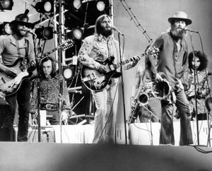 The Beach Boys performing in 1971 at Central Park